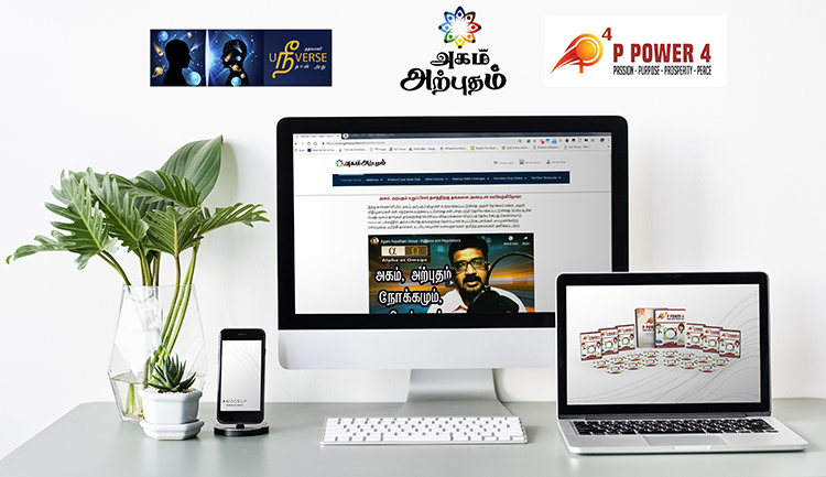 Set of digital devices screen mockup